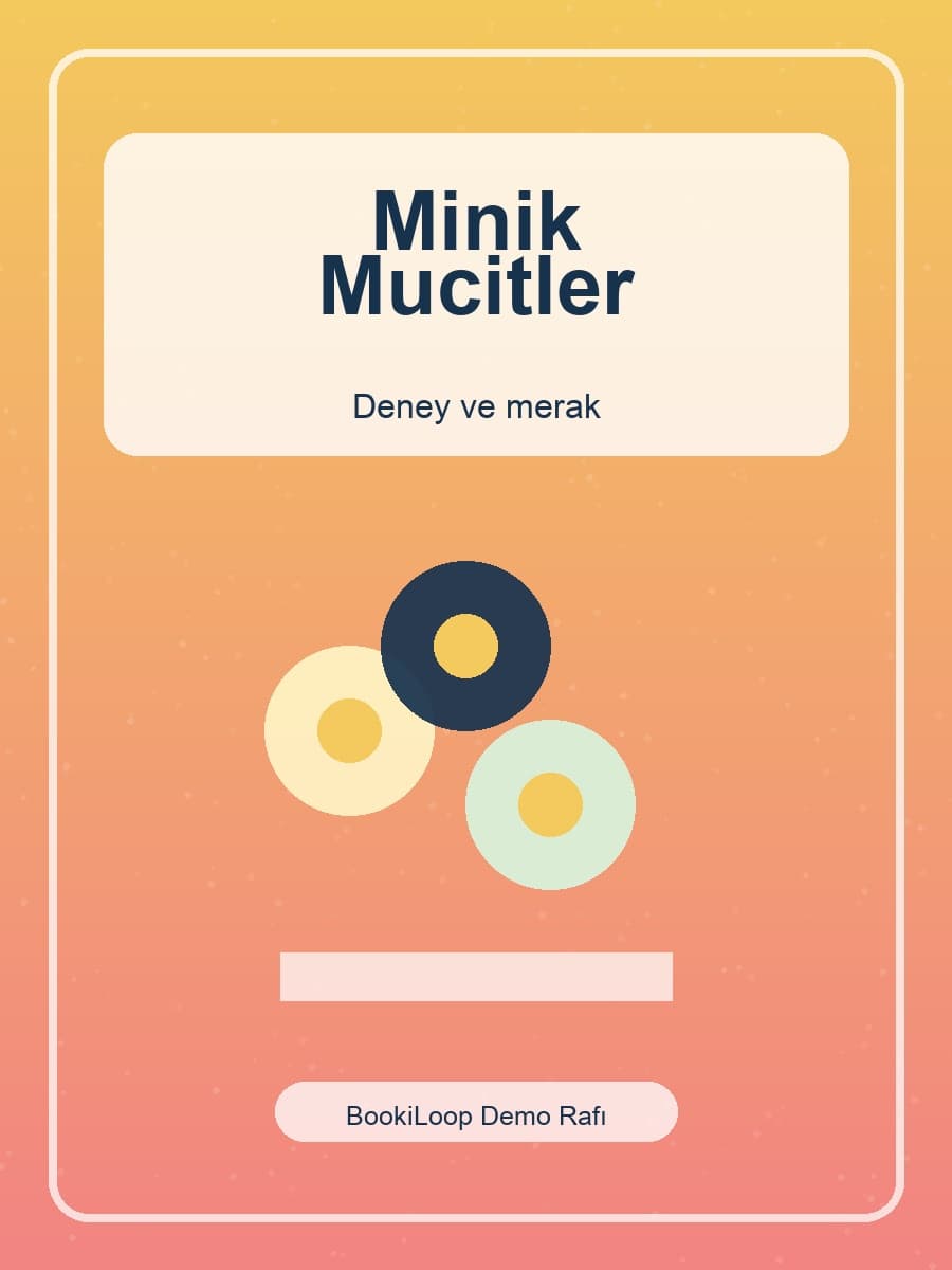 Minik Mucitler kitap fotoğrafı