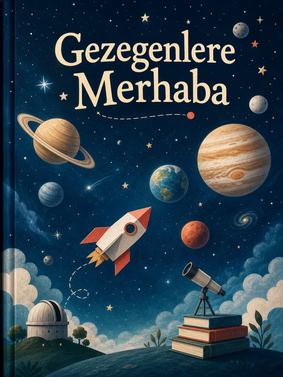 Gezegenlere Merhaba kitap fotoğrafı